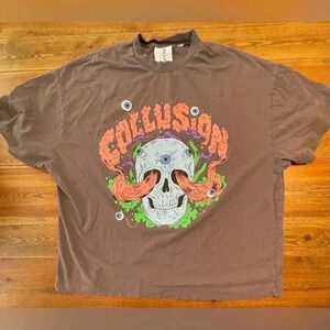 Collusion Skull | Eyeballs | T-Shirt | XL